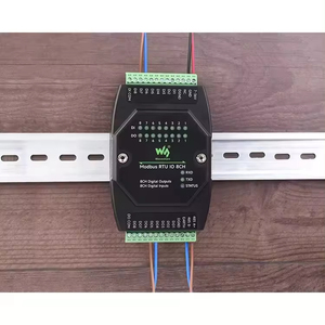 Entrada/salida digital industrial de 8 canales Carril DIN DC7 ~ 36V Módulo Modbus RTU de voltaje amplio - Product Image 2