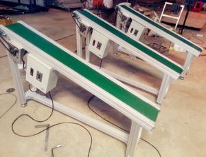 Transportador de cinta de Velocidad ajustable de mesa de rodillos de carga automática de madera para Precio de máquina de enrutador Cnc - Product Image 2