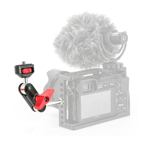 อะแดปเตอร์ Magic Arm Mount แรงเสียดทานแบบประกบ,หัวบอลคู่อเนกประสงค์สำหรับกล้องจอภาพ LCD ไฟ LED - Product Image 4