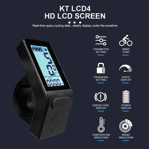LCD4 мини-ЖК-дисплей 24V 36V 48V контроллер совместимый электрический велосипед комплект для преобразования ЖК-дисплей для электровелосипеда - Product Image 3