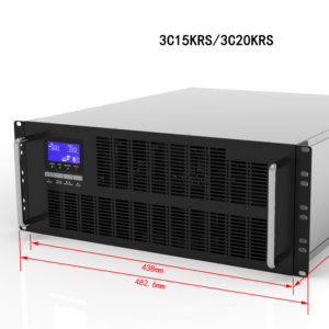 3KVA Online UPS без аккумулятора | Высокочастотная система монтажа в стойку для серверных и телекоммуникационного оборудования - Product Image 3
