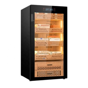 Electric Humidor Cabinet Cigar Storage Cooling <strong>Humidity</strong> Control Automatic Large Capacity Display Cigar Cabine Humidor Electric - Product Image 1