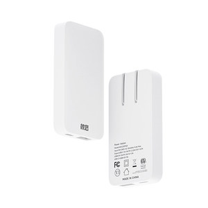 超薄型折りたたみ式ACデュアルポート出力240V入力PD QC 3.020W急速充電電話充電器 - Product Image 1