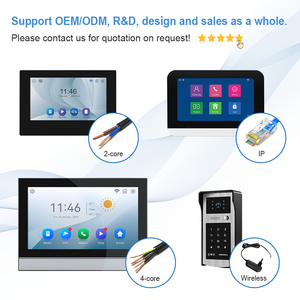 XSL New Villa Use Waterproof 1080p 2 Wire 7 Inch Home Security <strong>Access</strong> Control <strong>System</strong> Wired Video <strong>Intercom</strong> Audio Doorbell