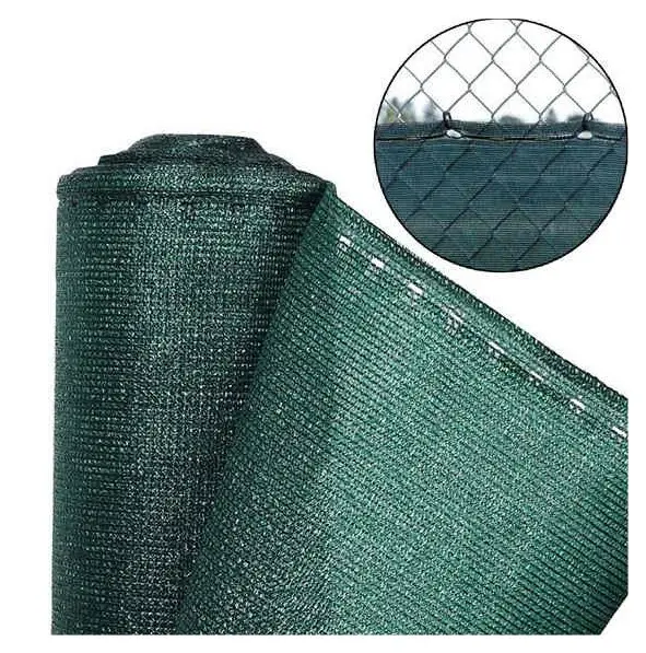 Schermo di privacy della maglia del recinto della rete del parasole verde 130gsm/rete riflettente dell'ombra del nuovo materiale dell'hdpe