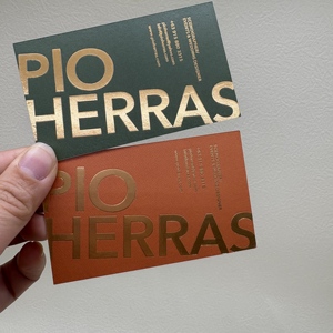 定制数字豪华印刷信用卡创建自己的带有徽标的金箔压花名片 - Product Image 4