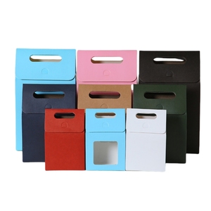 批发带图案标志的纯色印刷可定制设计纸袋 - Product Image 1