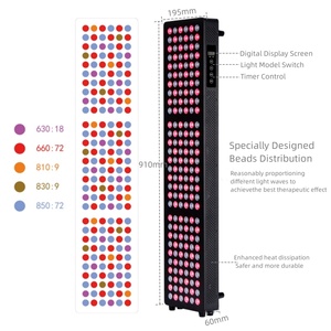 AZURE 2024 LED kırmızı ışık tedavisi paneli OEM/ODM fabrika kaynağı 7 Wevelengths kızılötesi PDT cihazı el için makine standı tipi - Product Image 4