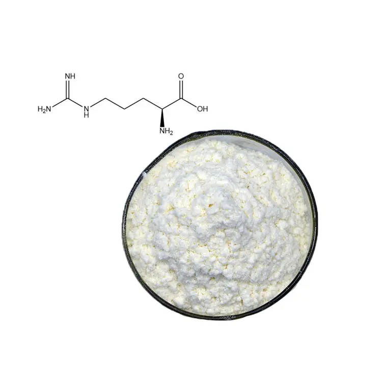 Polvo de L-arginina Hcl de aminoácidos para aditivos alimentarios con certificación ISO