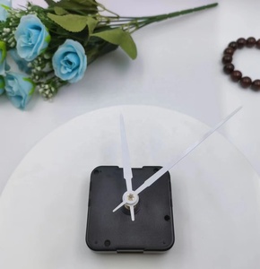 Hong Qian Custom Messing Houten Wandklok Moderne Vierkante Shontek Quartz Klok Uurwerk Accessoires Wijzers Direct Deal - Product Image 6