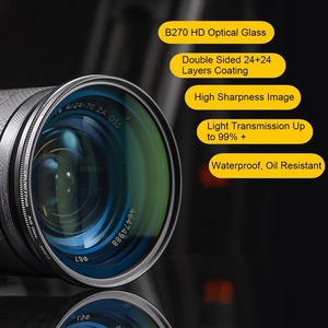 Filtro Polarizador Circular Kase CPL III HD 28, filtro de lente de cámara polarizador ultradelgado de vidrio óptico multicapa