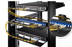 <span class=keywords><strong>48</strong></span>端口<span class=keywords><strong>48</strong></span> Cat6机房数据中心配线架 - Product Image 3