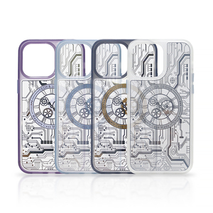 2024 lüks kablosuz şarj manyetik kapak iphone 15 için pro max moda desen cep telefonu kılıfları iphone 11 12 13 14 - Product Image 1