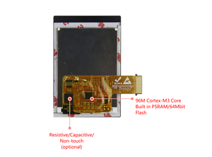 Schermo LCD a luce sottile da 2.4 pollici 240*320 LUA script, Touch Screen capacitivo - Product Image 2