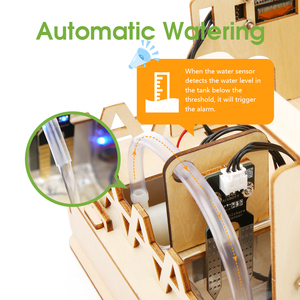 Arduinoロボット用ACEBOTTDIYスマートファームスターターキットSTEMスターターIoTオートメーションSTEAMプロジェクトESP32用木製ホーム - Product Image 4