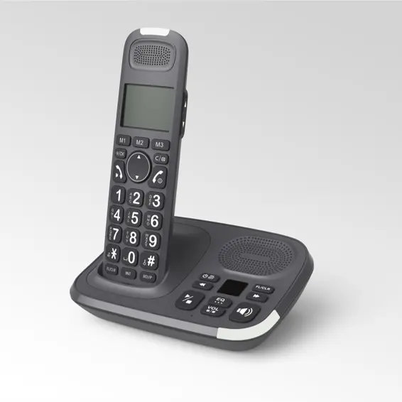 OEM Passen Sie das schnur lose DECT-Frequenz telefon für das tragbare drahtlose Telefon von Office Home Wireless Wireless Business Phone an