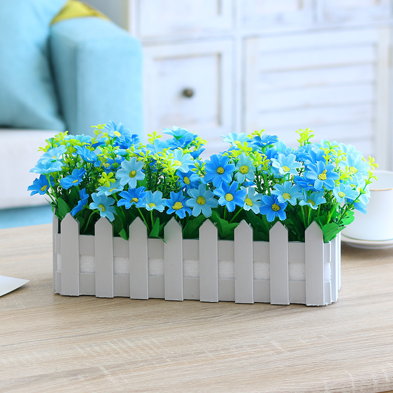 30 cm nouvelle orchidée chrysanthème bleu clair