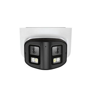 4PCS Smart Hybrid LEDs Nachtsicht abstand 20-30m Doppel objektiv 32:9 180 ° Weitwinkel ansicht Panorama PoE Revolver CCTV IP-Kamera - Product Image 2