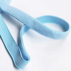 Custom New Design High Quality Latex Free Colored Plush <strong>Soft</strong> <strong>Elastic</strong> Hook and <strong>Loop</strong> for Sporting Safety