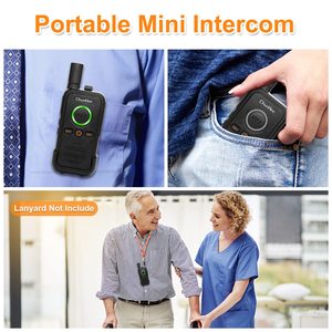 Proveedores de Daytech, intercomunicadores inalámbricos, sistema de intercomunicación inalámbrico de largo alcance de 1,5 millas, sistema de comunicación con alarma de emergencia SOS - Product Image 4