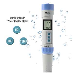 <strong>HM</strong> Digital COM100 Waterproof IP67 TDS Meter 3 in 1 EC / TDS / Temp Multifunctional Water Quality <strong>Tester</strong> - Product Image 1