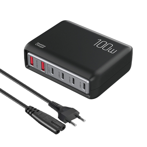 แท่นชาร์จ PD 3.0 Pro 100W ที่รวดเร็วเป็นพิเศษแท่นชาร์จ4พอร์ตที่เพรียวบางสำหรับแล็ปท็อปโทรศัพท์และแท็บเล็ตชีวิตการทำงาน - Product Image 1