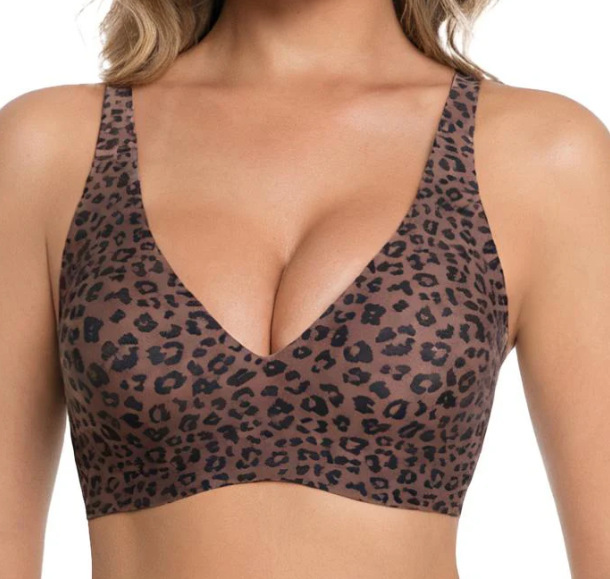 Stampa leopardata nera