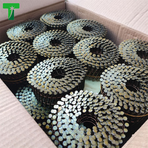 FLAT POINT NO PUNTA <strong>2</strong>''x.099'' <strong>2</strong> 1/4''x.099'' WIRE PALLET COIL NAILS CHEAP NAILS CLAVOS HELICOIDALES PREGOS EM ROLOS - Product Image 4