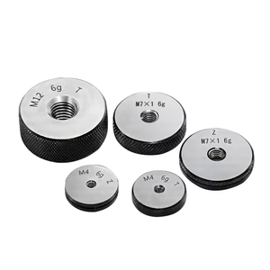 Đặt <span class=keywords><strong>6G</strong></span> M1-M29.5 Không Tiêu Chuẩn Metric Fine Vòng Răng Đo Tay Phải Chết Công Cụ Đo Cho Độ Chính Xác-1 * Đi + 1 * Nogo + M22M22.5M23M24M25 - Product Image 4