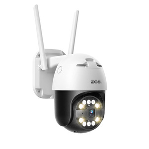 Zosi 5MP WiFi PTZ กล้องสำหรับเฝ้าระวังบ้านสีอัจฉริยะมองเห็นกลางคืน2ทางเสียง5X ซูมดิจิตอลแพนเอียงกล้องกลางแจ้ง - Product Image 1