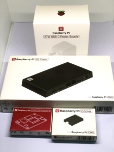 CM5 Pi Compute modulo 5 Kit con 4GB SDRAM e 32GB EMMC Flash Kit Antenna Wireless 3 elementi per Computer Case Raspberry Pi CM5