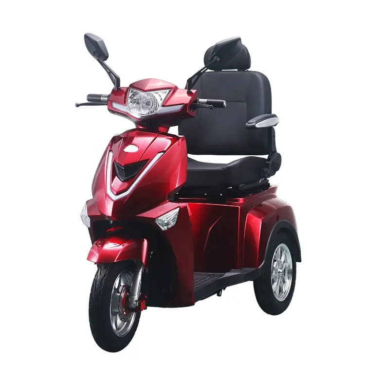 Moto tricicli motorizzati elettrici scooter 3 disabilità a tre ruote con Padals per adulti/anziani