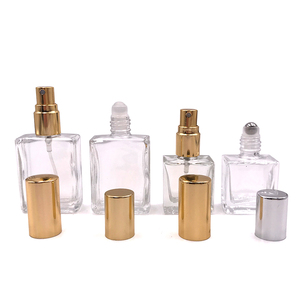Popular Empty clear Flat square <strong>Rectangle</strong> Cosmetic 5ml 10ml 15ml <strong>30ml</strong> 50ml 100ml Glass Roller Essential Oil <strong>Bottle</strong> - Product Image 6