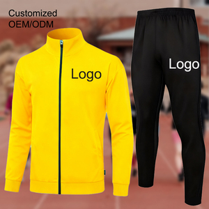 Tùy Chỉnh Mới Đến Theo Dõi Phù Hợp Với Bóng Đá Người Đàn Ông Tracksuit Dài Tay Áo Câu Lạc Bộ Bóng Đá Áo Khoác Tracksuit - Product Image 1