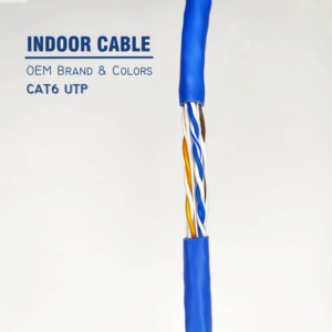 UL LISTE CM CMR CMP 5e类/6类/6a类以太网电缆UTP 24AWG 23AWG 4对350Mhz 550Mhz聚氯乙烯护套通信电缆 - Product Image 4