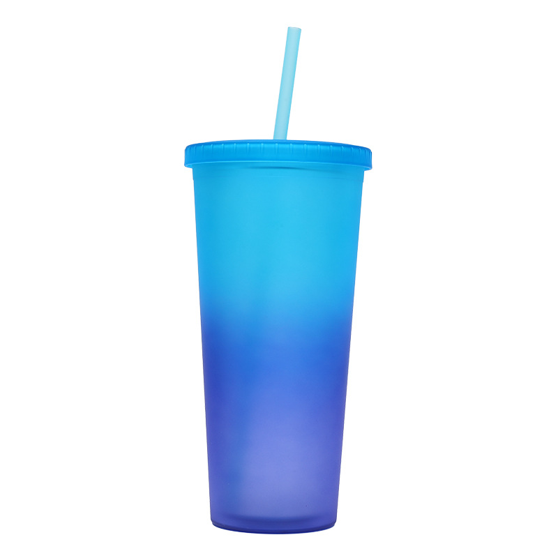 Two color light blue gradient dark blue