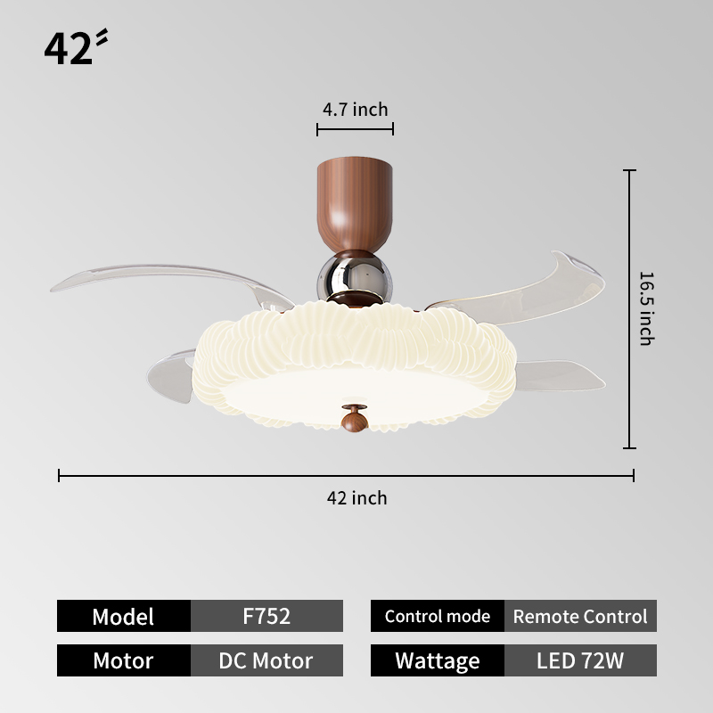 42IN-Wood-Shell-Ceiling Mount