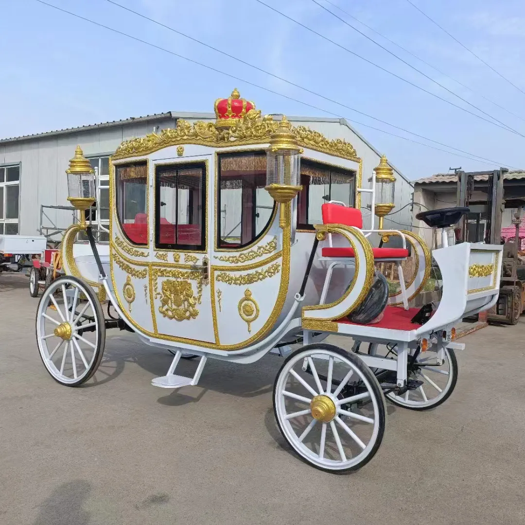 Toptan külkedisi düğün at arabası sepeti elektrikli kraliyet arabası buggy suudi arabistan için mükemmel gezi at araba