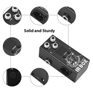 M VAVE Impulse Response Simulator Pedal de efectos de sonido de guitarra de plástico con caja IR XLR Puerto de entrada/salida de audio de 6,35mm - Product Image 5