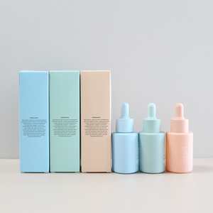 New Type Good <strong>10ml</strong> 30ml 50ml 60ml 100ml Glass Dropper Bottle with Custom <strong>White</strong> Cardboard Gift <strong>Boxes</strong> for Skin Care Packaging - Product Image 6