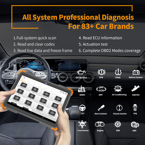 Humzor 366Elite strumento diagnostico del sistema automobilistico con funzione speciale + programmazione chiave Bluetooth OBD2 - Product Image 5