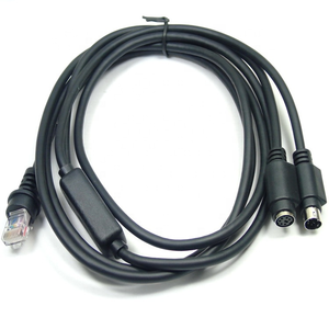 סגנון חדש 2m סוג <span class=keywords><strong>Ps2</strong></span> מקלדת טריז כבל נתונים לסורק ברקוד נתונים ls1203 ls2208 - Product Image 3