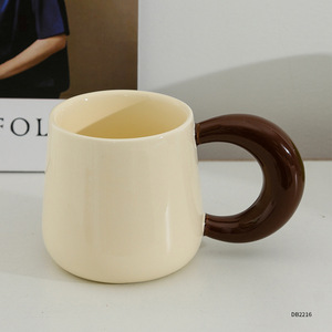 ถ้วยกาแฟเซรามิคแบบนอร์ดิกถ้วยน้ำขนาด340มล. 15ออนซ์หูจับขนาดใหญ่สีสันสดใส - Product Image 5