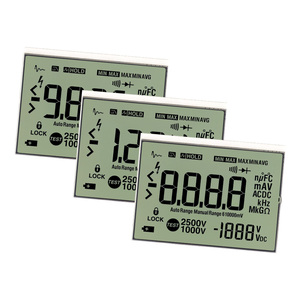 Smart Meter TN mit hoher Kontrast qualität Positiv Angepasstes 7-Segment-Monochrom-LCD-Display SJXD158787C-Modell - Product Image 1