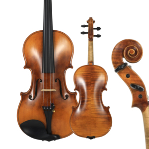 4/4 Kích thước đầy đủ Thạc sĩ gỗ thủ công Violin, cấp độ dàn nhạc hòa nhạc, tay varnished, dát purfling, gỗ Châu Âu, thiết lập đầy đủ - Product Image 1
