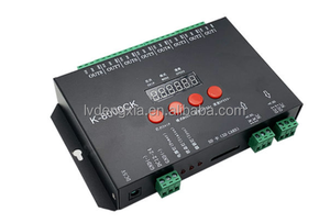 LED Pixel Controller Programmable K-8000ck K8000CK Digital DMX SPI Signal Controller With SD Card <strong>Software</strong> <strong>Programming</strong>