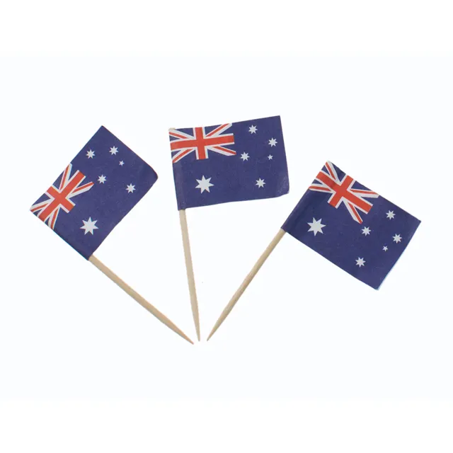 Banderas de palillo de dientes personalizadas para países, 65MM, decoraciones, palillos de bandera para pastel, cóctel