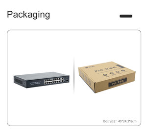 330W POE anahtarı 16 10/100/1000Mbps bağlantı noktaları 2 Gigabit Uplink 1 SFP portu 38Gbps IEEE802.3af/IP güvenlik kamerası sistemi için Metal kabukta - Product Image 5