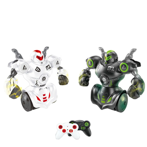 Battle <strong>Robot</strong> <strong>Fighting</strong> <strong>Robot</strong> 360 Degree Rotating 2-person Boxing Competition Toys Electric Toys Remote Control <strong>Robot</strong> - Product Image 1