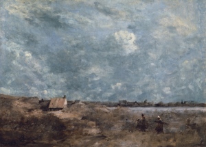 Репродукция Жан-Баптист-камиль Коро пасмурное небо Па-де-Кале Печать на холсте цифровая печать экологически чистые произведения искусства в рамке - Product Image 6